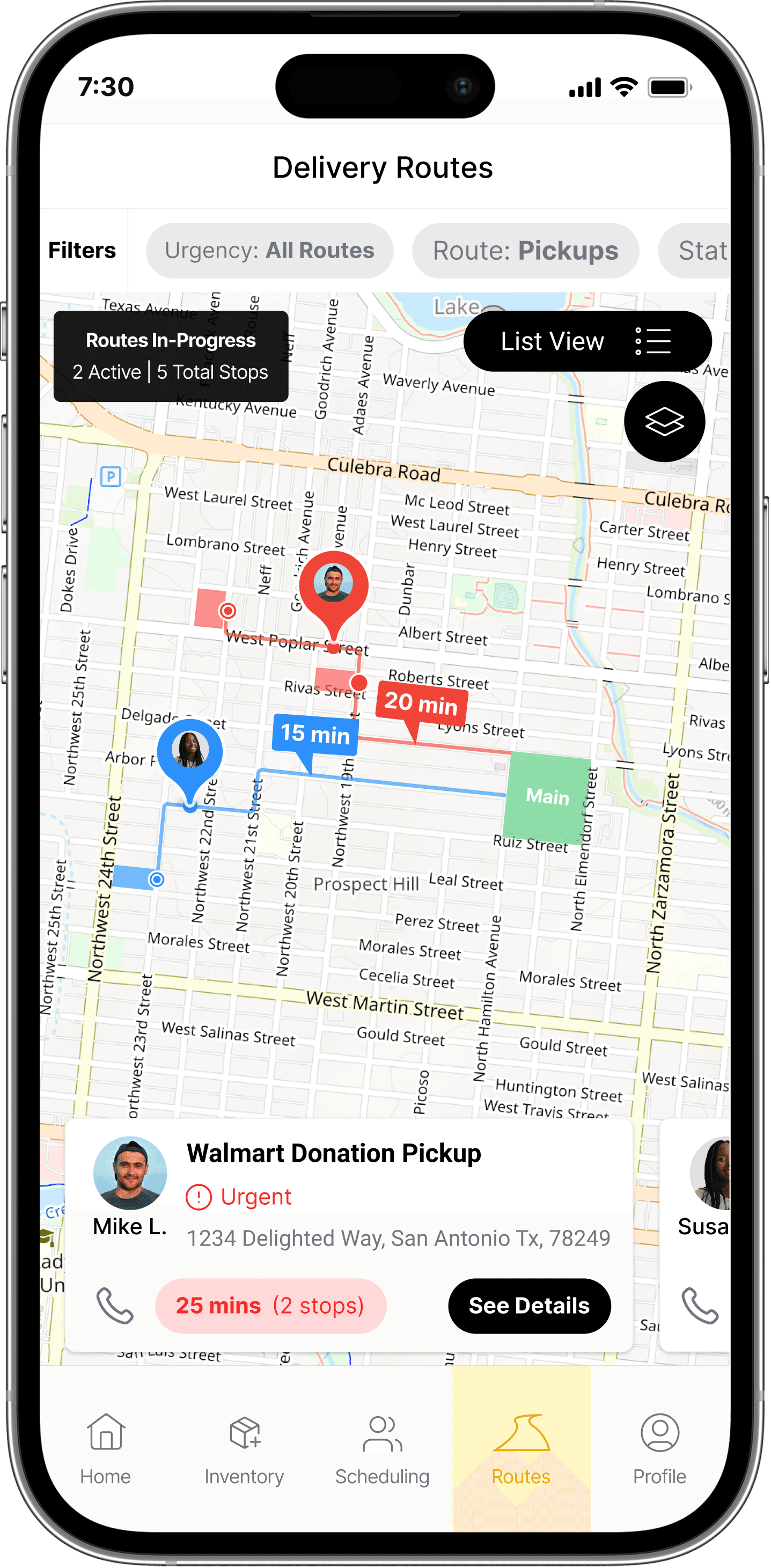 Route Management & Delivery Tracking